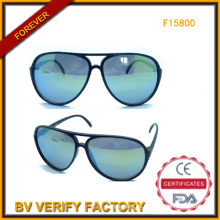 Unisex gafas de sol piloto con lentes polarizadas de Wenzhou (F15800)